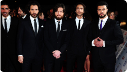 The Musketeers cast at the TV Awards