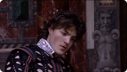 Tom performing Romeo and Juliet on stage at the Globe