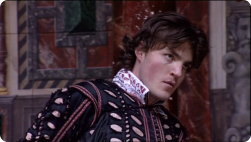 Tom performing Romeo and Juliet on stage at the Globe
