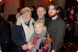 Tom with his parents
